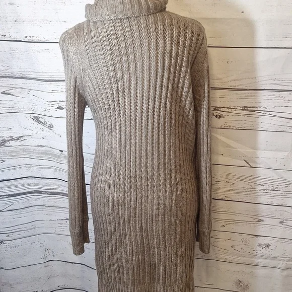 #1084 Anthropologie's RD Style Cable Knit Mini Dress/ tunic sz M - Picture 5 of 9